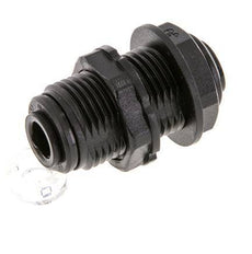 6mm Push-in Fitting POM NBR Bulkhead [2 Pieces]