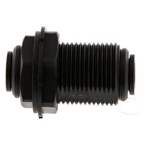 12mm Push-in Fitting POM NBR Bulkhead