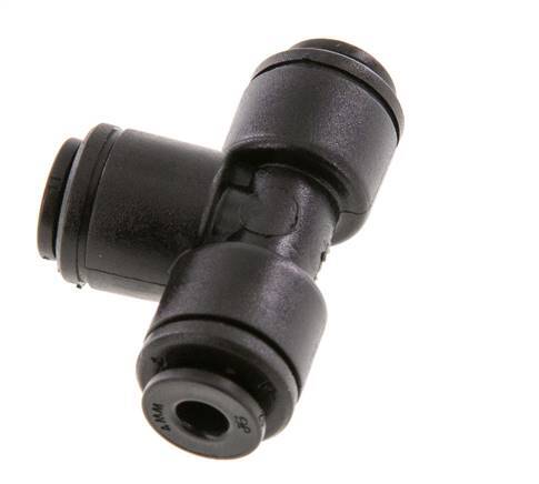 4mm Tee Push-in Fitting POM NBR FDA [2 Pieces]