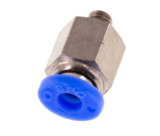 5/32'' x UNF 10-32 Push-in Fitting Brass/PBT NBR [5 Pieces]