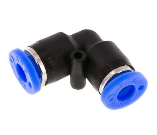 3/16'' 90deg Elbow Push-in Fitting PBT NBR [2 Pieces]