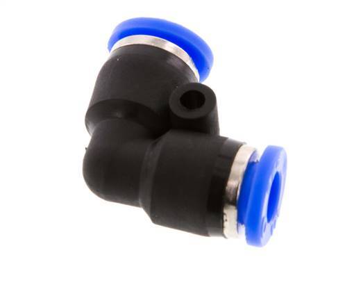 1/4'' 90deg Elbow Push-in Fitting PBT NBR [2 Pieces]