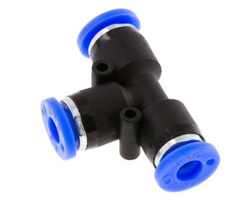 3/16'' Tee Push-in Fitting PBT NBR [2 Pieces]