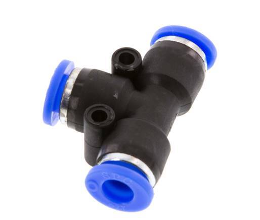 1/4'' Tee Push-in Fitting PBT NBR [2 Pieces]