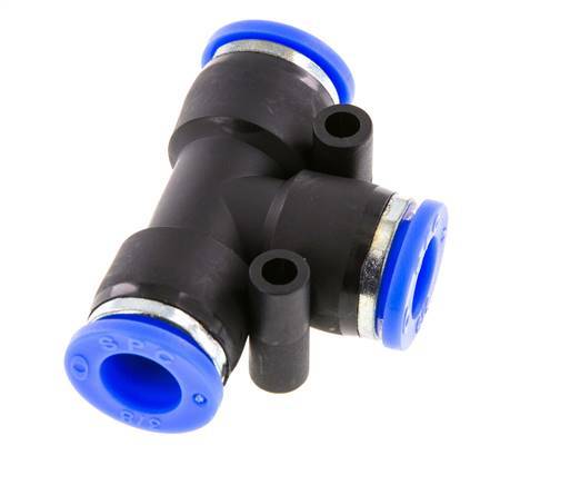 3/8'' Tee Push-in Fitting PBT NBR [2 Pieces]