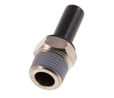1/2'' x 1/2'' NPT Plug-in Fitting with Male Threads Brass/PBT NBR