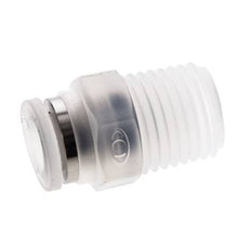 6mm x R1/4'' Push-in Fitting with Male Threads PA EPDM/PTFE