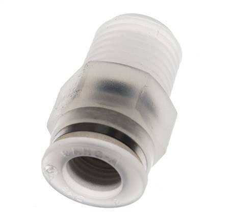 8mm x R1/4'' Push-in Fitting with Male Threads PA EPDM/PTFE