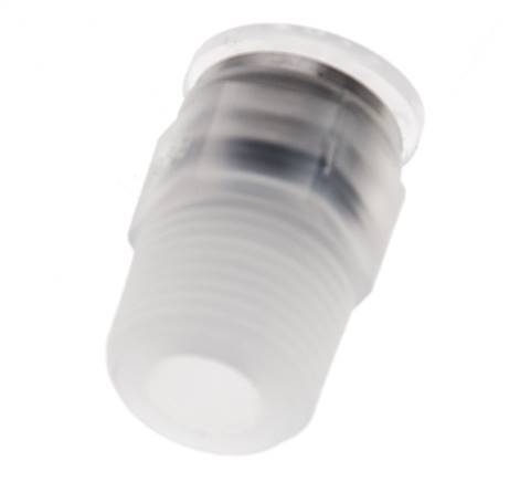 10mm x R3/8'' Push-in Fitting with Male Threads PA EPDM/PTFE