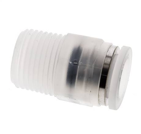 10mm x R3/8'' Push-in Fitting with Male Threads PA EPDM/PTFE
