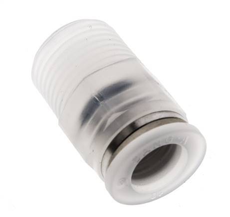 10mm x R3/8'' Push-in Fitting with Male Threads PA EPDM/PTFE