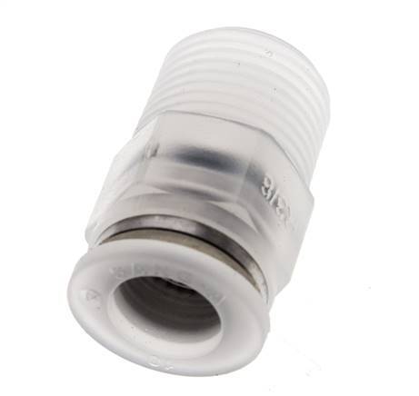 10mm x R3/8'' Push-in Fitting with Male Threads PA EPDM/PTFE