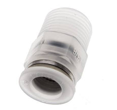 10mm x R3/8'' Push-in Fitting with Male Threads PA EPDM/PTFE