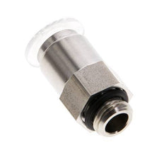 8mm x G1/8'' Push-in Fitting with Male Threads PA/Stainless Steel EPDM