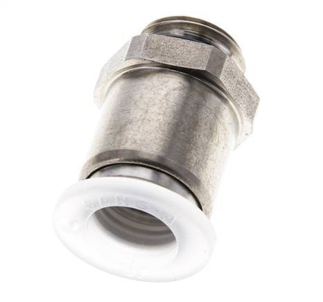 10mm x G1/4'' Push-in Fitting with Male Threads PA/Stainless Steel EPDM