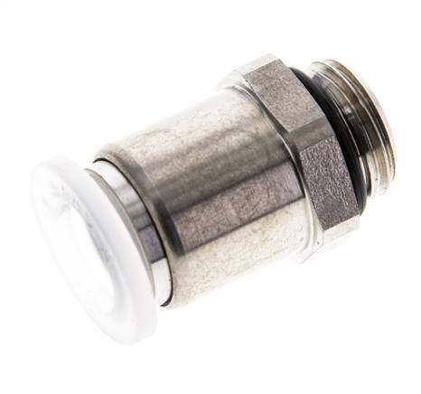 10mm x G1/4'' Push-in Fitting with Male Threads PA/Stainless Steel EPDM