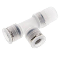 10mm x R3/8'' Right Angle Tee Push-in Fitting with Male Threads PA EPDM FDA Rotatable