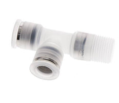 10mm x R3/8'' Right Angle Tee Push-in Fitting with Male Threads PA EPDM FDA Rotatable