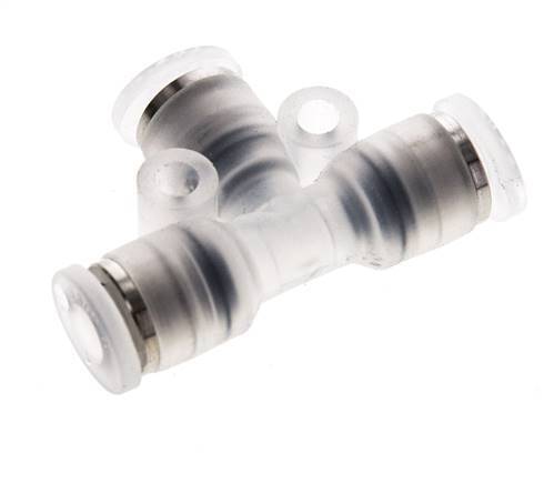 4mm Tee Push-in Fitting PA EPDM FDA