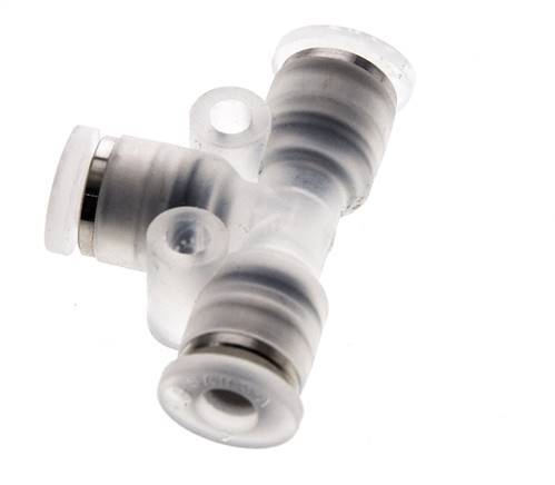 4mm Tee Push-in Fitting PA EPDM FDA