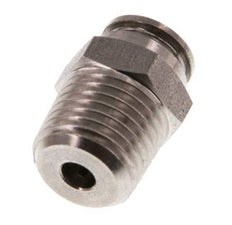6mm x R1/4'' Push-in Fitting with Male Threads Stainless Steel FKM