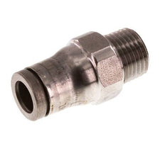 6mm x 1/8'' NPT Push-in Fitting with Male Threads Stainless Steel FKM