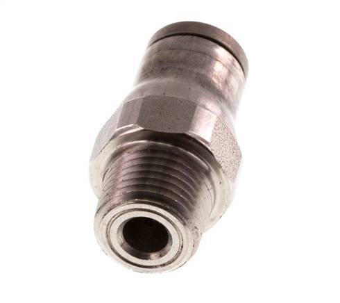 6mm x 1/8'' NPT Push-in Fitting with Male Threads Stainless Steel FKM