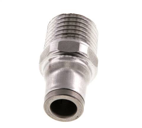 6mm x 1/4'' NPT Push-in Fitting with Male Threads Stainless Steel FKM