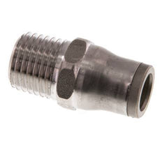 8mm x 1/4'' NPT Push-in Fitting with Male Threads Stainless Steel FKM
