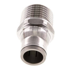 12mm x 1/2'' NPT Push-in Fitting with Male Threads Stainless Steel FKM