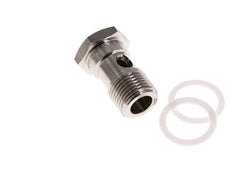 1-way Stainless Steel Banjo Bolt with G1/2'' Male Threads PTFE