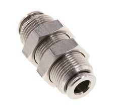 6mm Push-in Fitting Stainless Steel FKM Bulkhead
