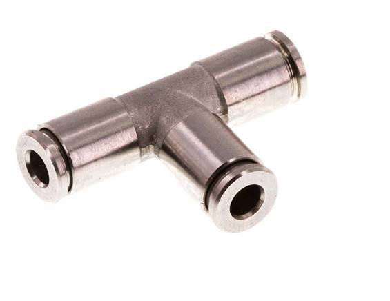 4mm Tee Push-in Fitting Stainless Steel FKM