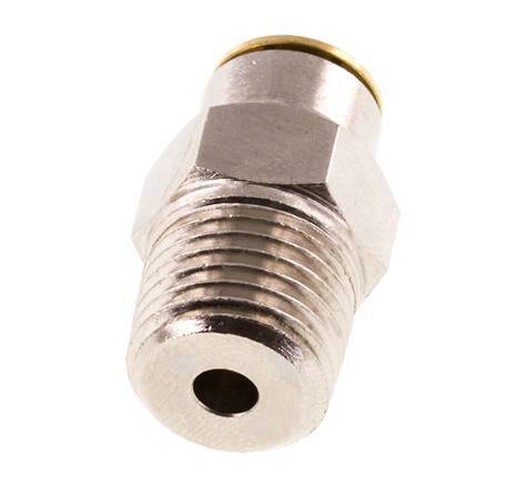 6mm x R1/4'' Push-in Fitting with Male Threads Brass NBRHigh Pressure [2 Pieces]
