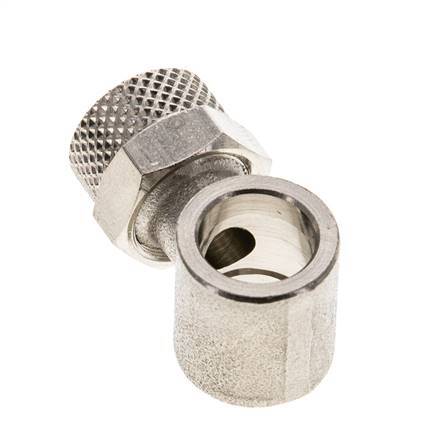 8x6 & G1/8'' Nickel plated Brass Banjo Push-on Fitting [2 Pieces]