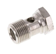 1-way nickel-plated Brass Banjo Bolt with G3/8'' Male Threads L26mm [2 Pieces]
