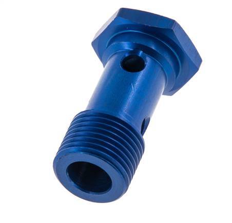 1-way Aluminum Banjo Bolt with G1/2'' Male Threads L45mm