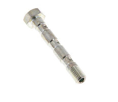 3-way zinc plated Steel Banjo Bolt with M5 Male Threads L36mm