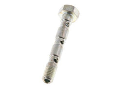 3-way zinc plated Steel Banjo Bolt with M5 Male Threads L36mm