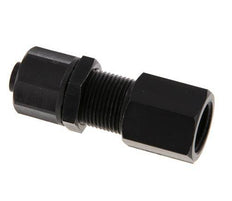 10x8 & G1/4'' Aluminum Straight Push-on Fitting with Female Threads Bulkhead