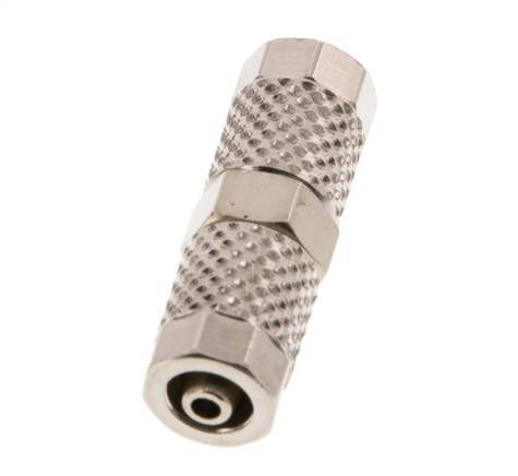 5x3 Nickel plated Brass Straight Push-on Fitting [2 Pieces]