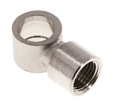 G1/4'' Nickel plated Brass Banjo Fitting with Female Threads [2 Pieces]