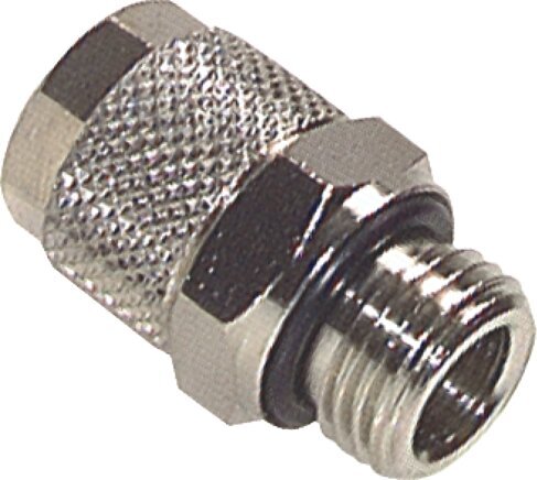 6x4 & G1/2'' Nickel plated Brass Straight Push-on Fitting with Male Threads NBR [2 Pieces]