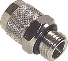 6x4 & G1/2'' Nickel plated Brass Straight Push-on Fitting with Male Threads NBR [2 Pieces]