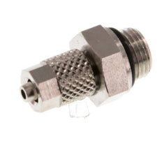4.3x3 & G1/8'' Nickel plated Brass Straight Push-on Fitting with Male Threads NBR [5 Pieces]