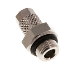 4.3x3 & G1/8'' Nickel plated Brass Straight Push-on Fitting with Male Threads NBR [5 Pieces]