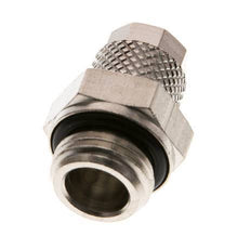 6x4 & G1/4'' Nickel plated Brass Straight Push-on Fitting with Male Threads NBR [5 Pieces]