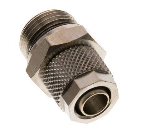 10x8 & G3/8'' Nickel plated Brass Straight Push-on Fitting with Male Threads NBR [2 Pieces]