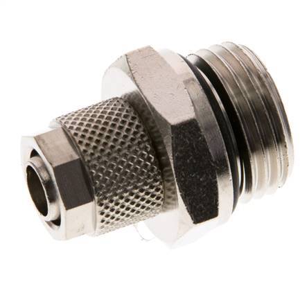 10x8 & G1/2'' Nickel plated Brass Straight Push-on Fitting with Male Threads NBR [2 Pieces]