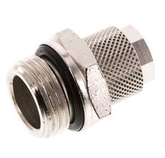 12x10 & G1/2'' Nickel plated Brass Straight Push-on Fitting with Male Threads NBR [2 Pieces]